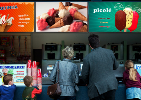 Menu board digital