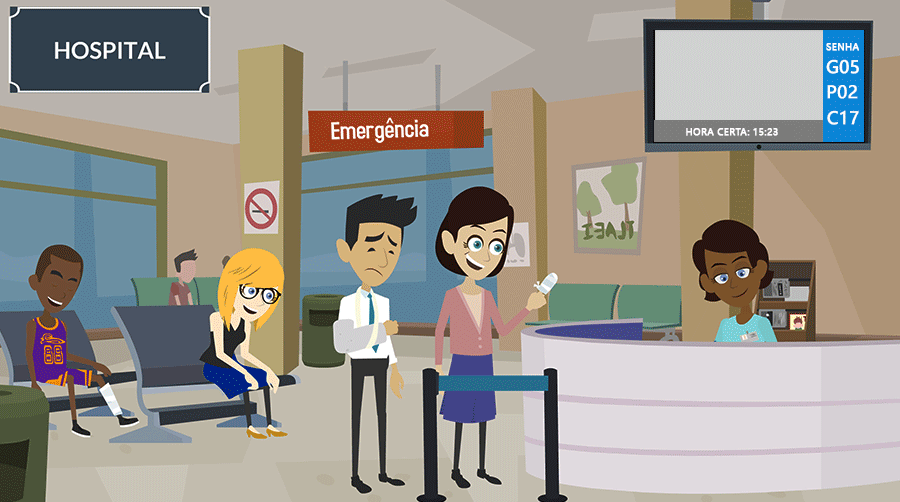 Comunicação interna - TVS midia - Hospital