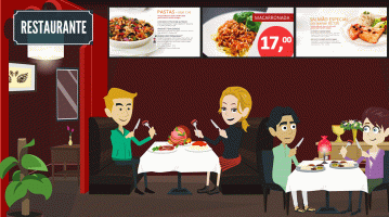 Menu Board -TVS midia - Resturante